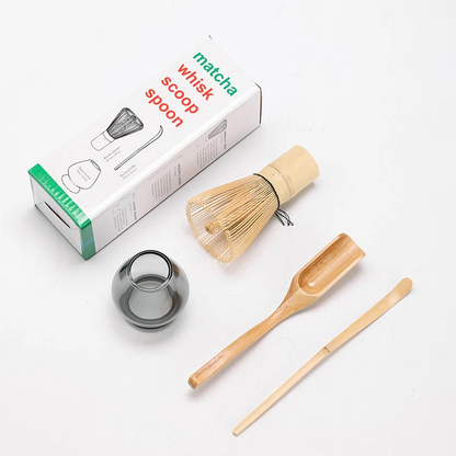 Glass Matcha Whisk Set