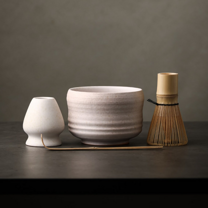 Set Matcha 470ml Japonais Authentique Bambou Fouet