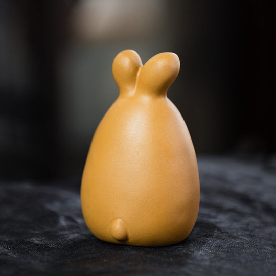 Mascotte de Thé Bambou en Céramique
