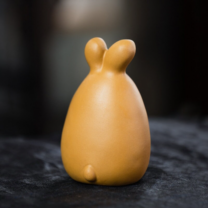 Mascotte de Thé Bambou en Céramique