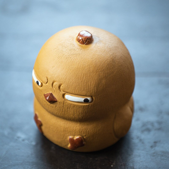 Mascotte de Thé Grue Longue Vie en Zisha