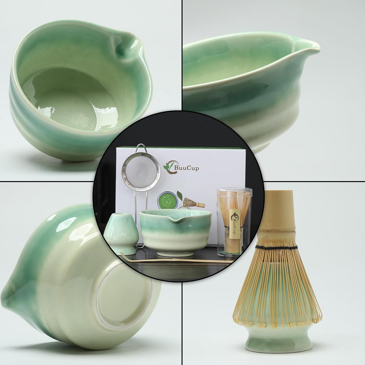 Set Matcha 500ml Gradient Vert Profond Sérénité