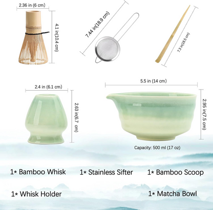 Set Matcha 500ml Gradient Vert Profond Sérénité