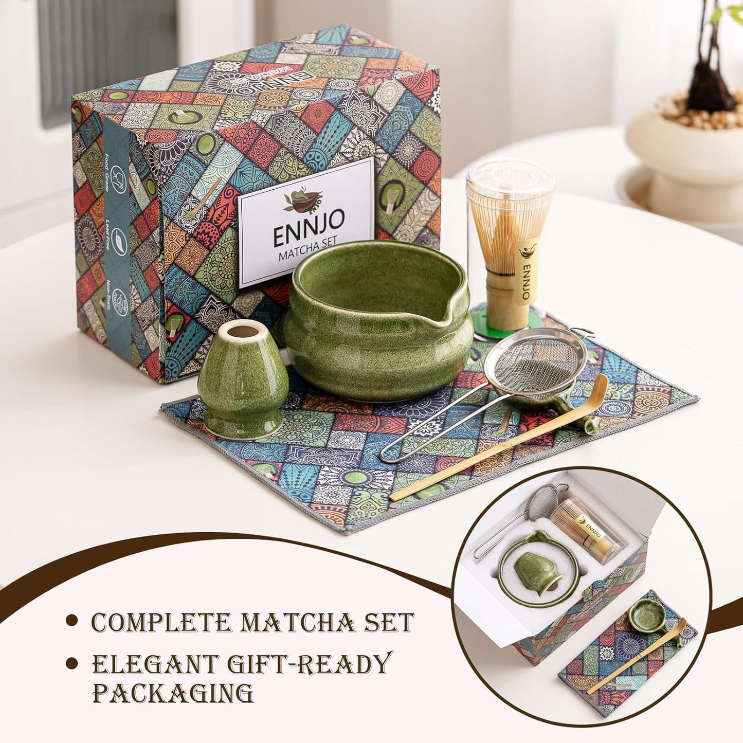 Set Matcha 500ml Sakura Fleurs Cerisier Rose