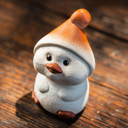 Mascotte de Thé Cochon en Céramique