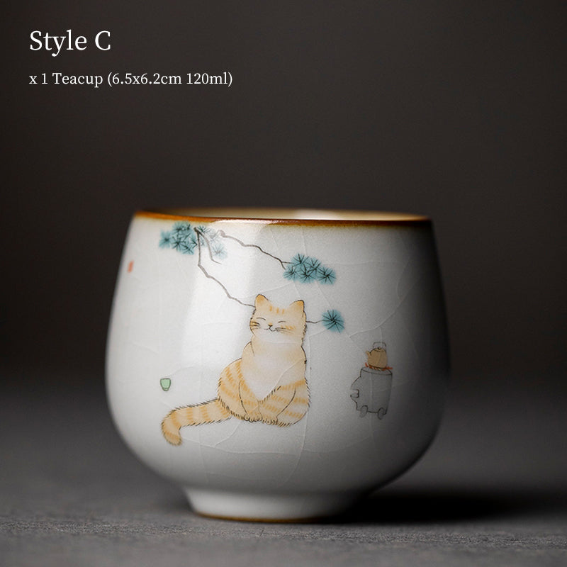 Tasse à thé céramique 120ml Blanche