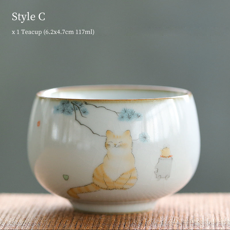 Tasse à thé céramique 115ml Moderne