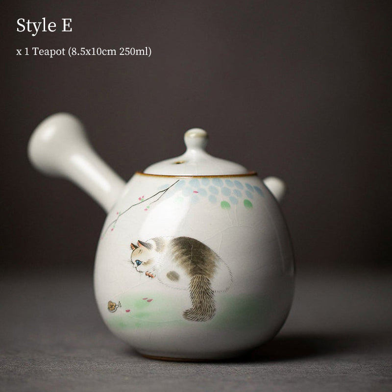 Théières en céramique Kyusu 250ml