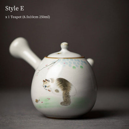 Théières en céramique Kyusu 250ml