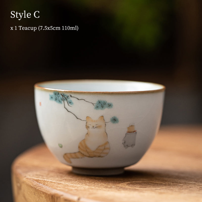 Tasse à thé céramique 110ml Épurée