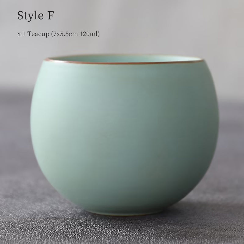 Tasse à thé céramique 120ml Terre Cuite