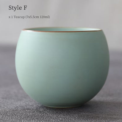 Tasse à thé céramique 120ml Terre Cuite