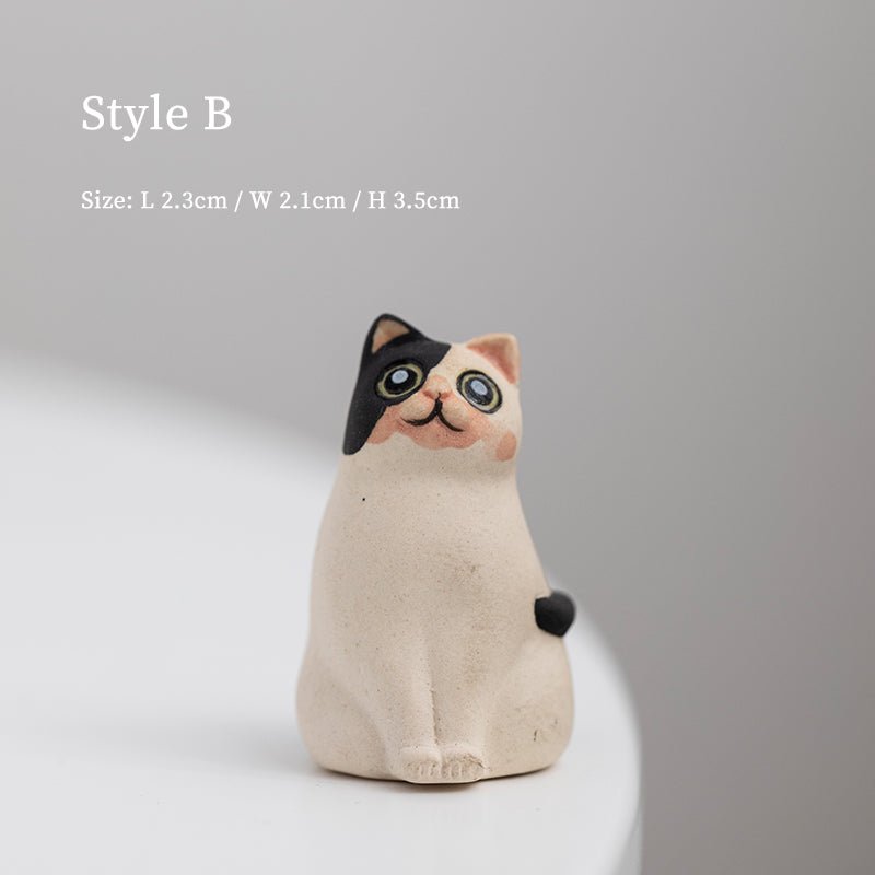 Mascottes de thé chat innocent