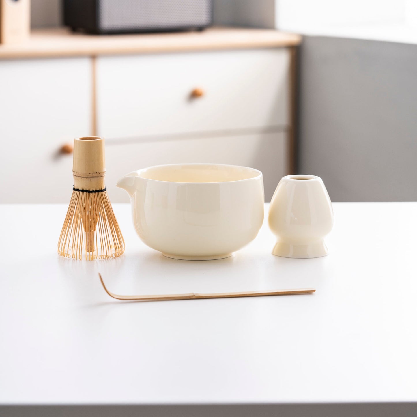 Set de Matcha 10 pièces 450ml beige