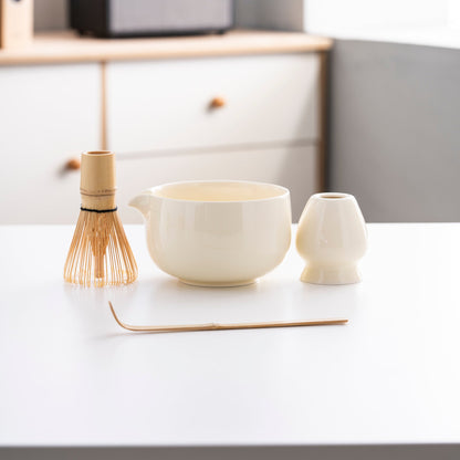 Set de Matcha 10 pièces 450ml beige