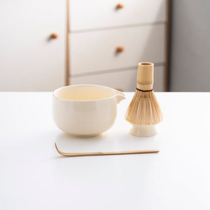 Set de Matcha 10 pièces 450ml beige