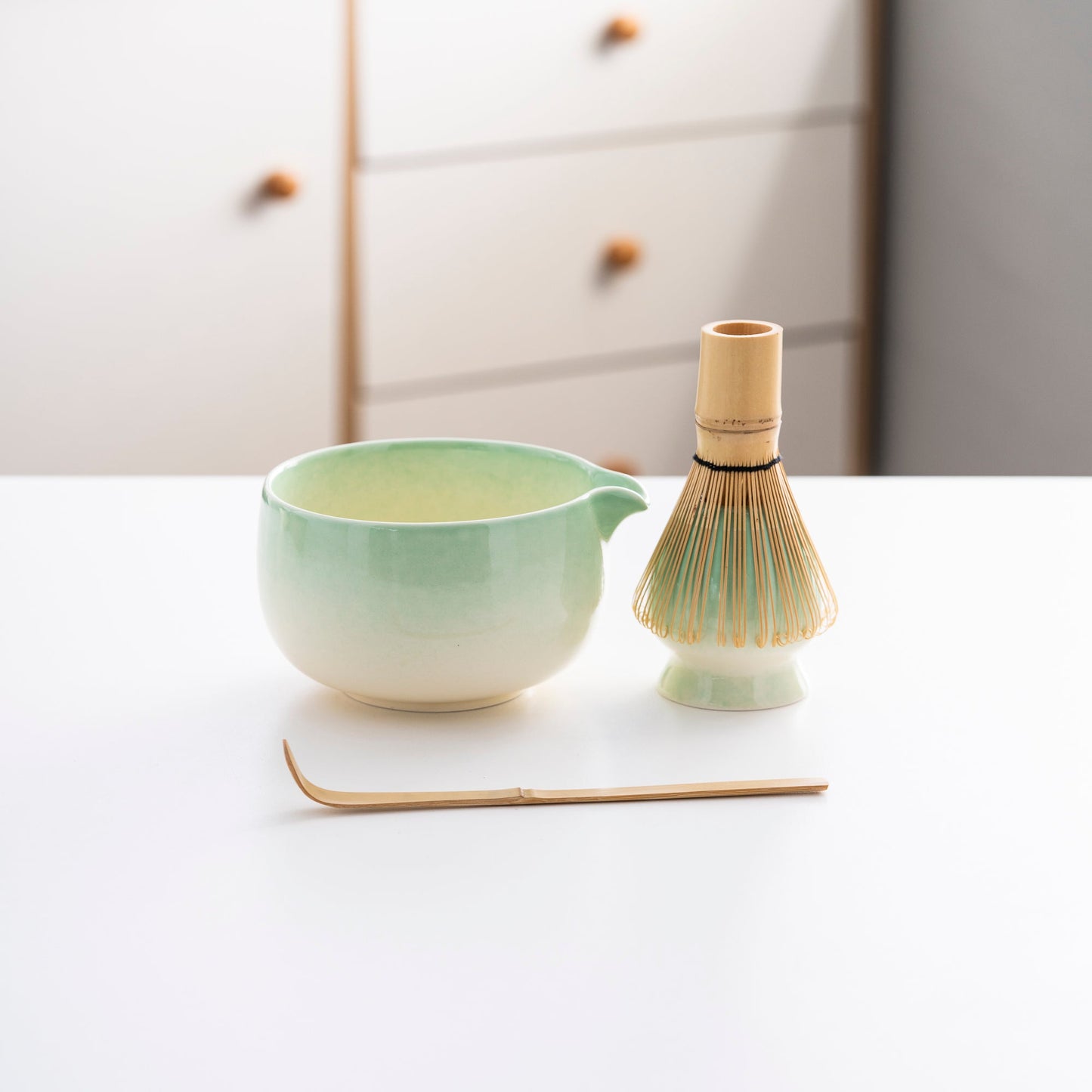 Set de Matcha cristaline vert 450ml