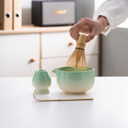 Set de Matcha cristaline vert 450ml