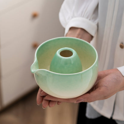 Set de Matcha cristaline vert 450ml