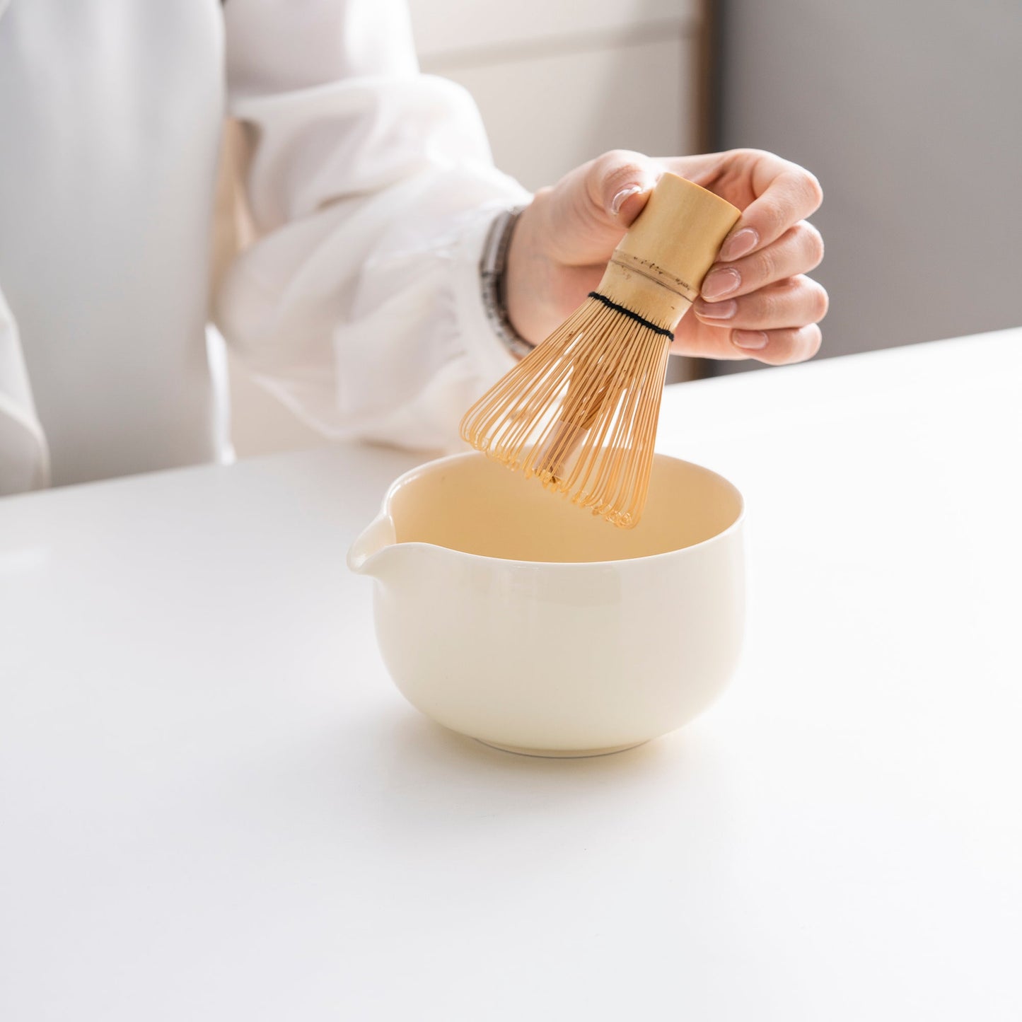 Set de Matcha 10 pièces 450ml beige