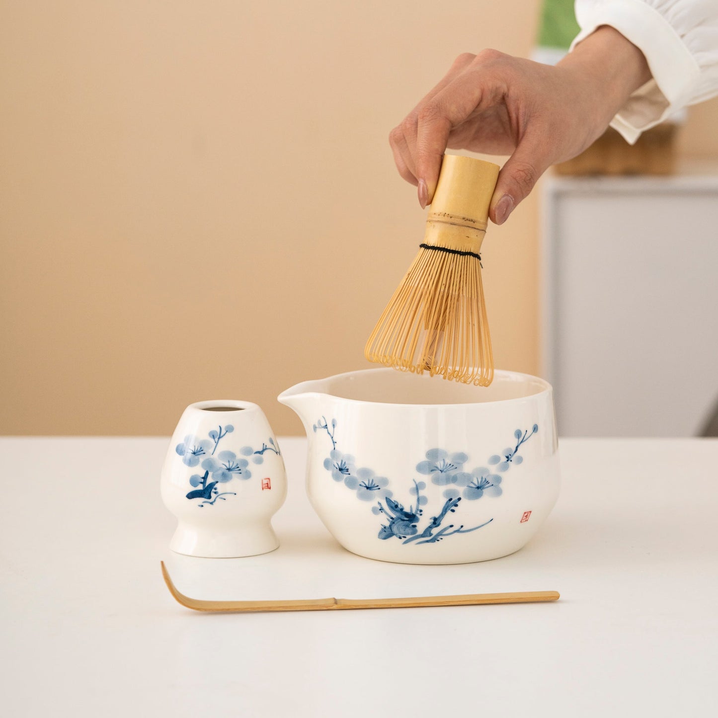 Set de Matcha 540ml Sakura Bleue