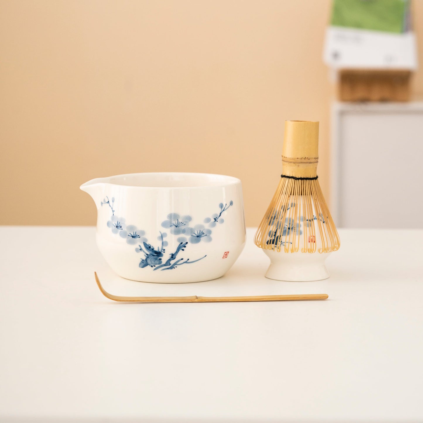 Set de Matcha 540ml Sakura Bleue