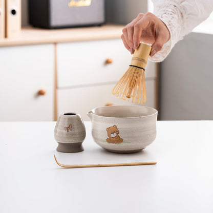 Set de matcha 450ml mini bear