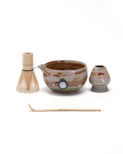 Set Matcha 450ml Artisanal Tacheté Wabi Sabi