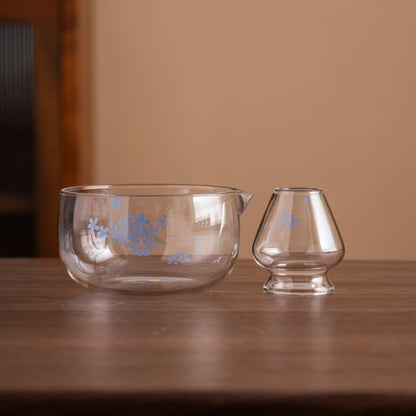 Set Matcha 550ml Verre Résistant Chaleur Design