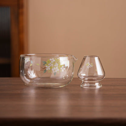 Set Matcha 550ml Bowl Verre Fouet Chasen Holder