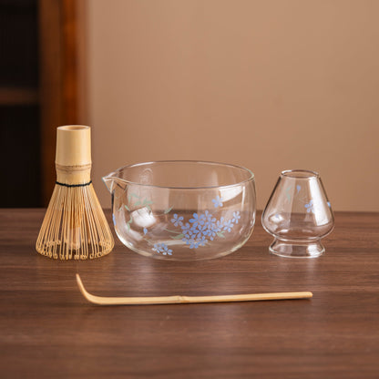 Set Matcha 550ml Verre Résistant Chaleur Design