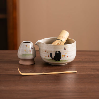 Set de matcha 450ml chatton noire