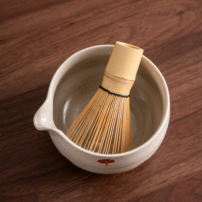 Set de matcha 450ml champignons rouges