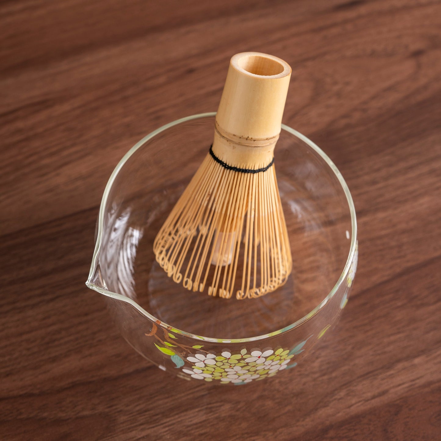 Set Matcha 550ml Bowl Verre Fouet Chasen Holder