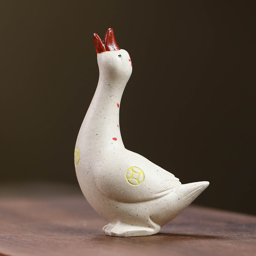 Mascottes de thé piegon blanc
