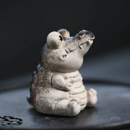 Mascotte de Thé Poisson Koi en Argile