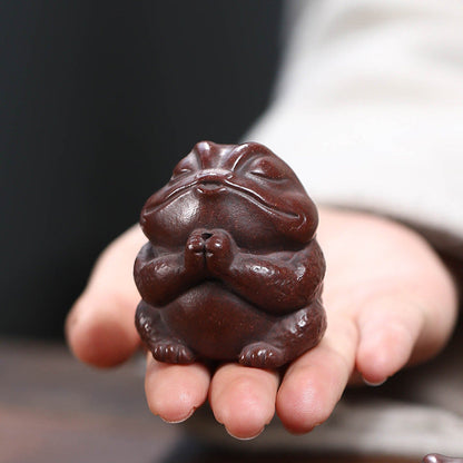 Mascottes de thé zen grenouille