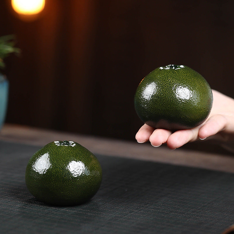 Mascottes de thé citrons en argile