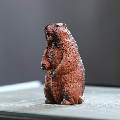 Mascotte de Thé Singe Jade en Zisha