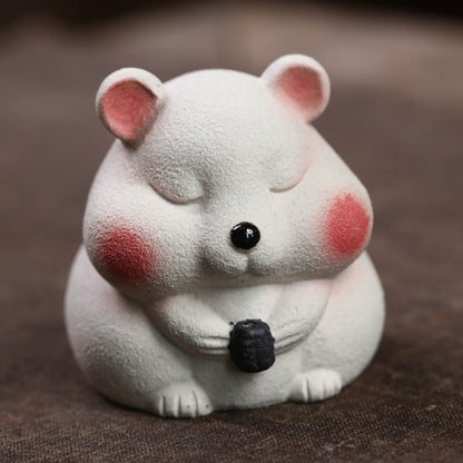 Mascottes de thé hamester en argile