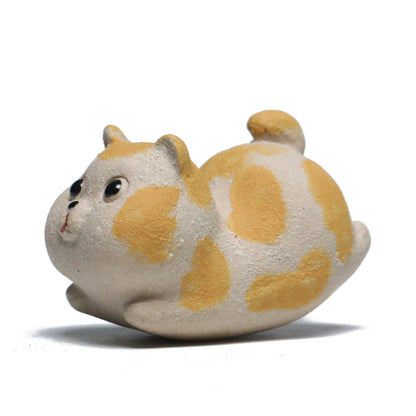 Mascotte de Thé Bœuf Jade en Argile