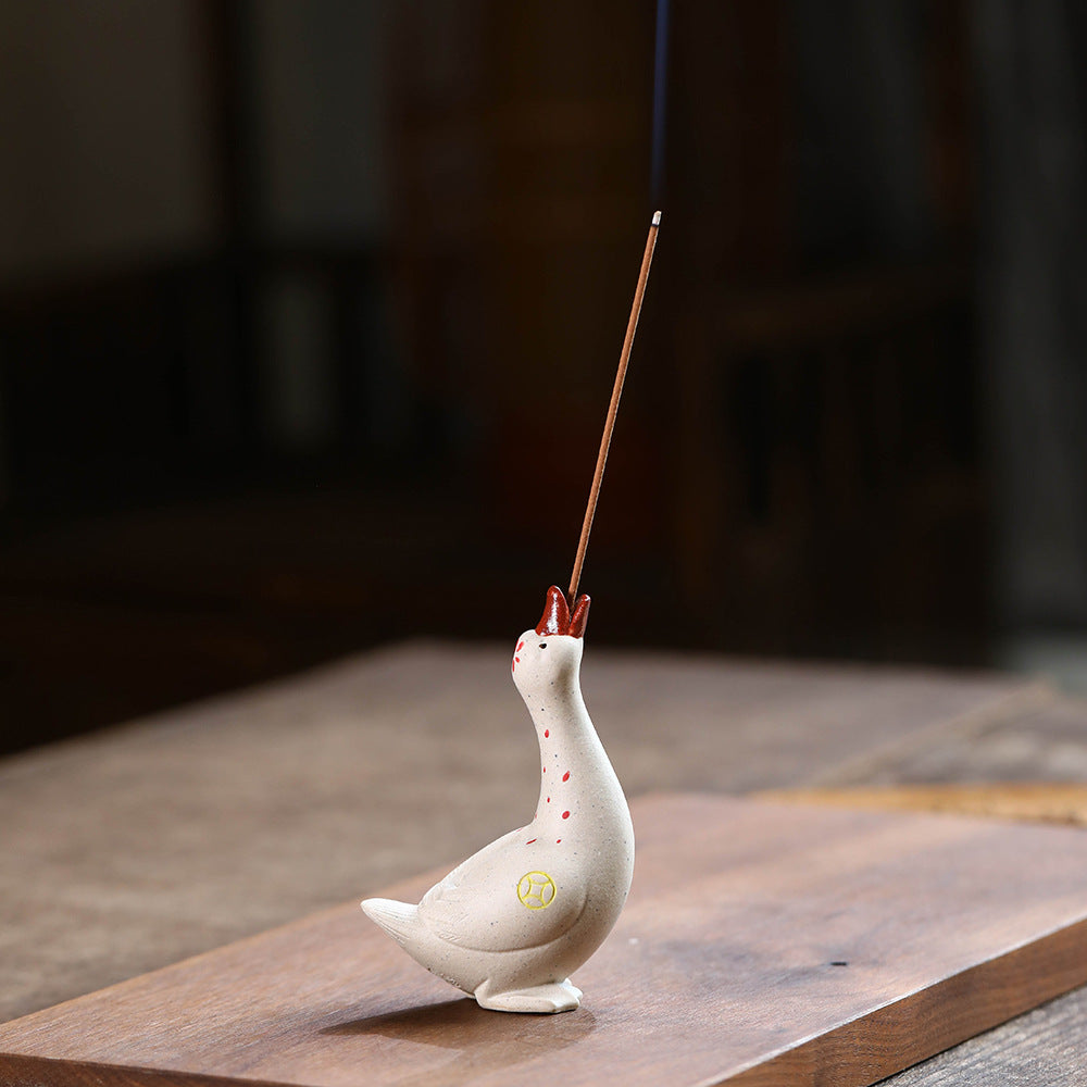 Mascottes de thé piegon blanc