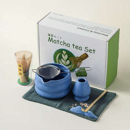 Set Matcha 500ml Cadeau Idéal Élégant Artisanal
