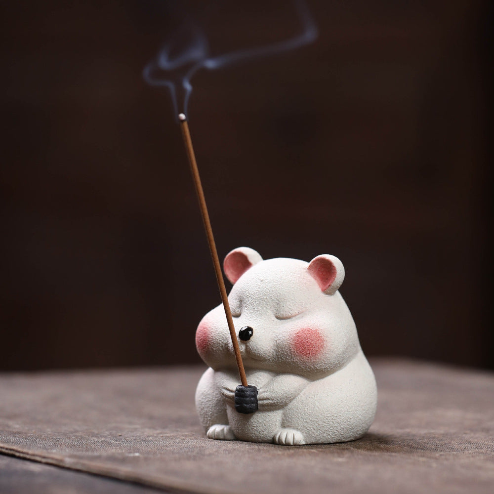 Mascottes de thé hamester en argile