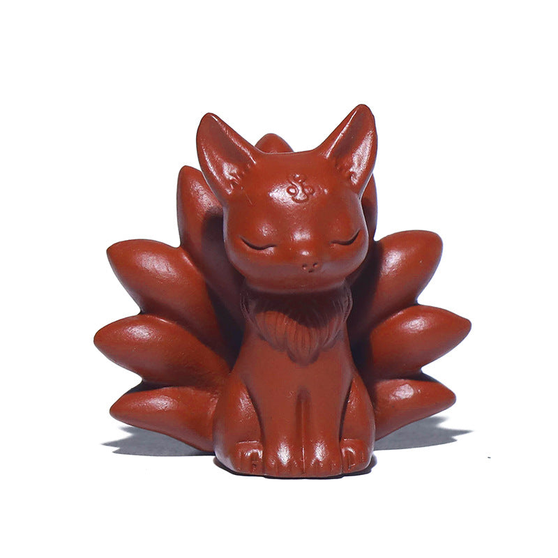 Mascotte de Thé Tigre Brun en Zisha