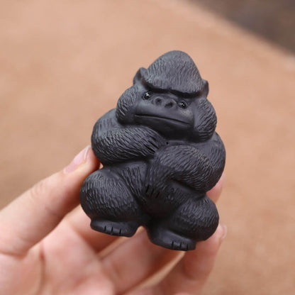 Mascottes de thé gorilla en argile