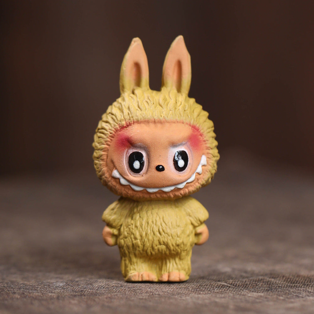 Mascottes de thé labubu en argile