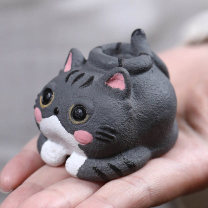 Mascottes de thé fat frog en argile
