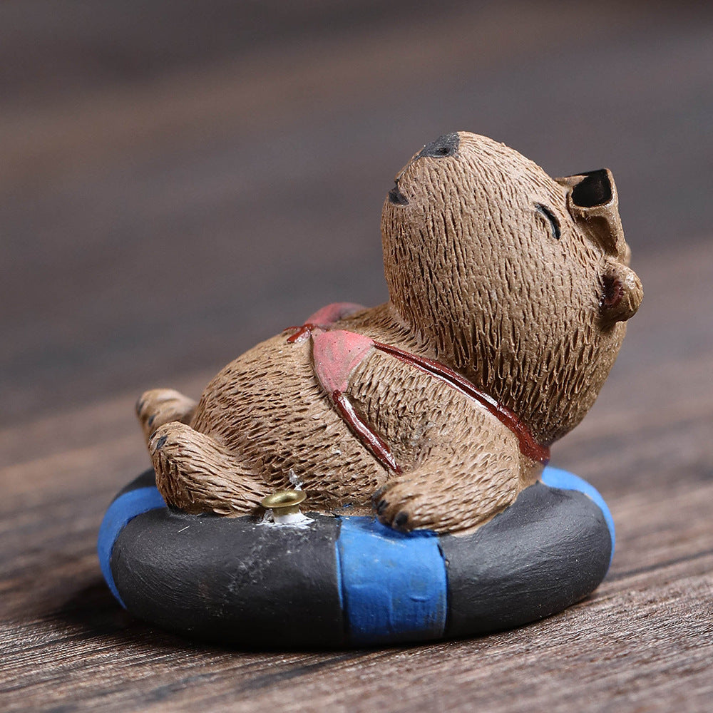Mascotte de Thé Aigle Jade en Zisha