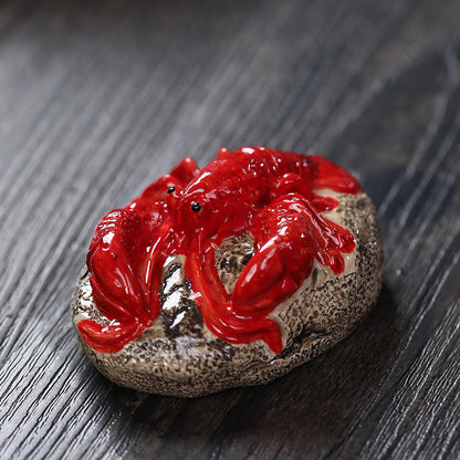 Mascottes de thé crab glazed